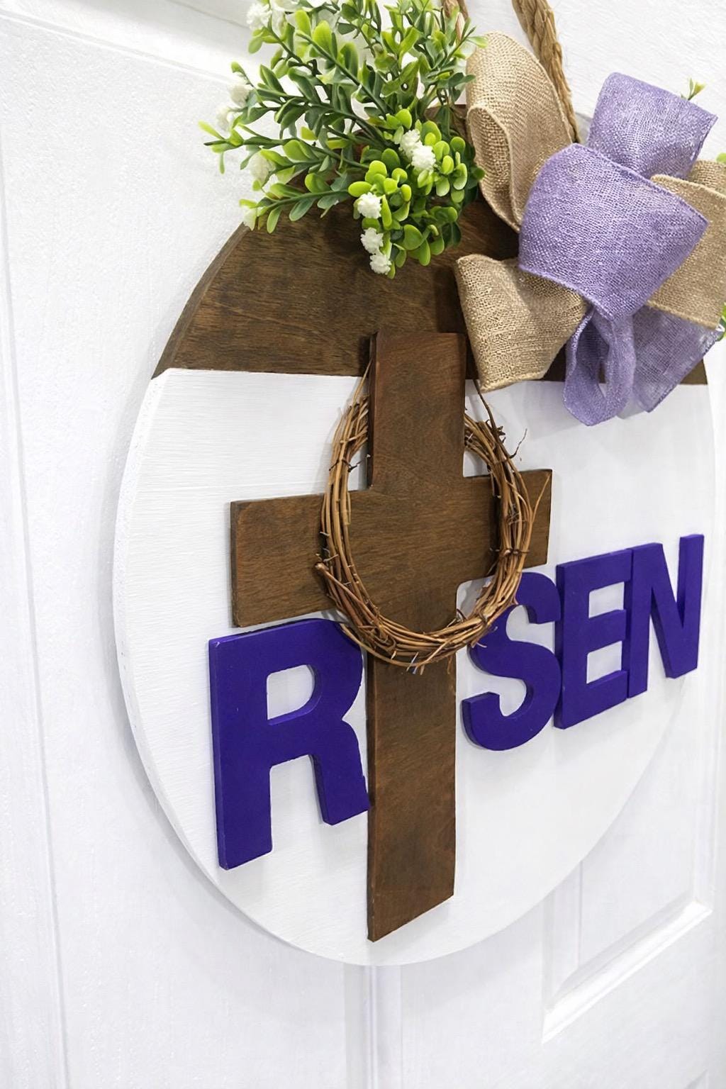He Is Risen Easter Door Hanger